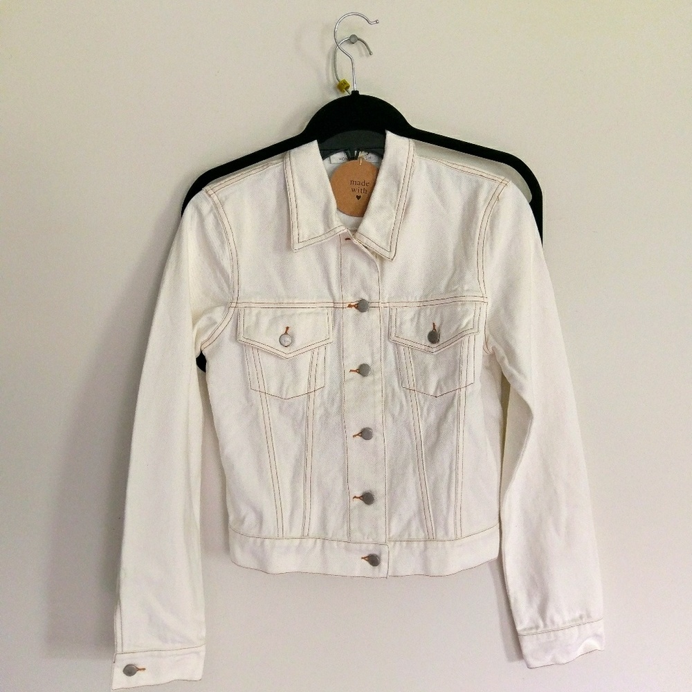 ๐HP lastโ๏ธ๐White Dragon Jean Jacket - Picture 8 of 8